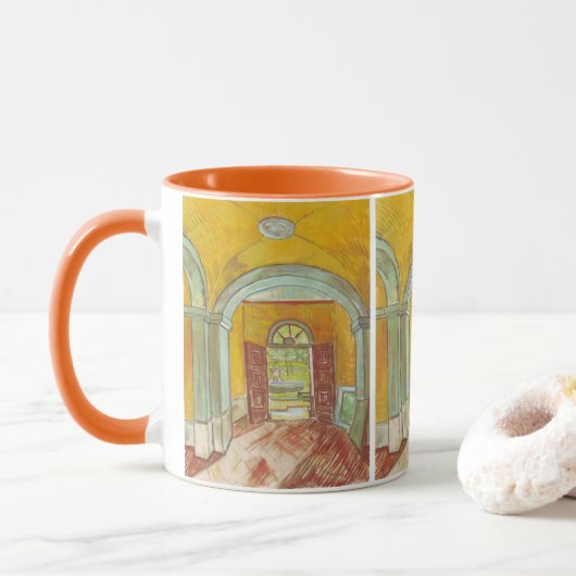 Mug Entrée Van Gogh Hall de l'hôpital Saint-Paul (Avec donut)