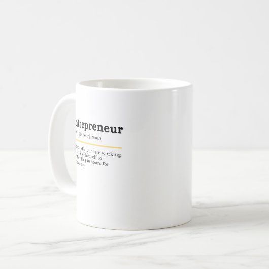 Mug Entrepreneur (Devant gauche)