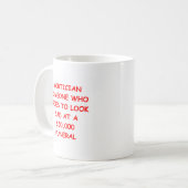 Mug Entrepreneur de pompes funèbres (Devant gauche)