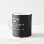 Mug Entrepreneur Definition Funny Business Owner Gift (Devant gauche)