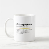 Mug Entrepreneur Definition Personalized (Gauche)