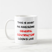 Mug entrepreneur général génial (Gauche)