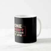 Mug Entrepreneur On ne se contente pas d'un congé à 18 (Devant droit)