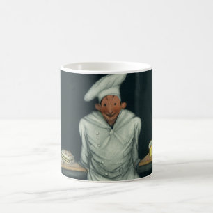 Mug Entreprise alimentaire vintage, boulanger avec des