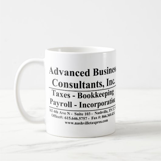 Mug Entreprise avancée (Gauche)