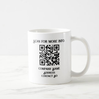 Mug Entreprise cadeau QRcode avec personnalisation BG