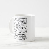 Mug Entreprise de chirurgien vétérinaire (Devant gauche)