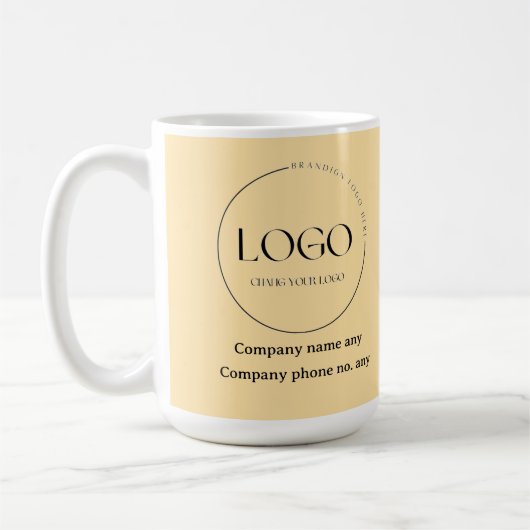 Mug Entreprise de conception de couleur du colonel Mou (Gauche)