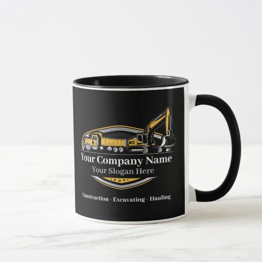 Mug Entreprise de Construction de Matériel Lourd Profe (Droite)