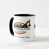 Mug Entreprise de Construction de Matériel Lourd Profe (Devant gauche)