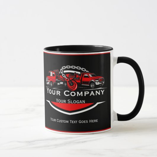 Mug Entreprise de remorquage professionnelle, service (Droite)
