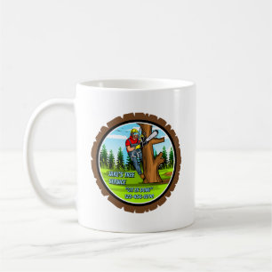 Mug Entreprise de service d'abattage d'arbres personna