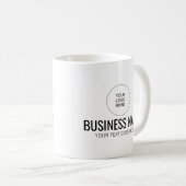 Mug Entreprise Logo Ajouter le texte ici Modèle (Devant droit)