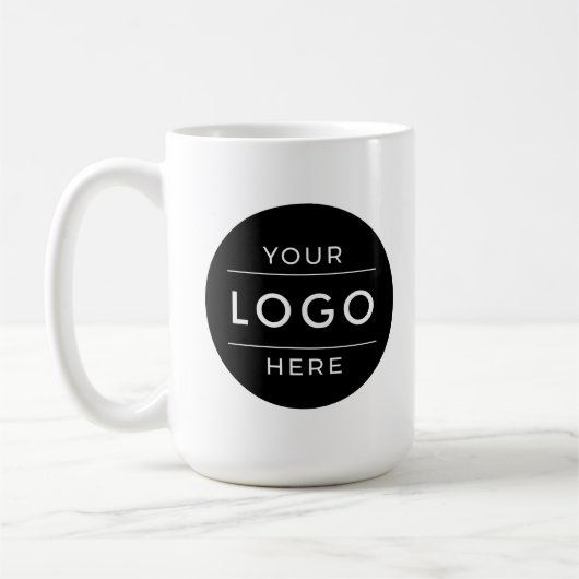 Mug Entreprise Logo Commercial Professionnel Double Fa (Gauche)
