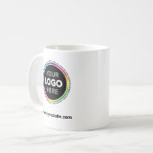 Mug Entreprise sur Mesure avec Logo et Site Web (Devant gauche)