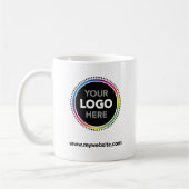 Mug Entreprise sur Mesure avec Logo et Site Web (Gauche)