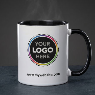 Mug Entreprise sur Mesure avec Logo et Site Web