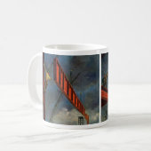 Mug Entreprise Vintage, Travailleurs sur la constructi (Devant gauche)
