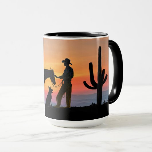 MUG ENTREPRISES DE COWBOY (Devant droit)