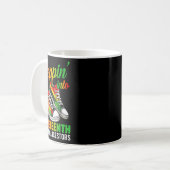 Mug Entrer dans Juneteenth Femme Afro Filles Noires Sn (Devant gauche)
