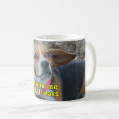 Mug Entretien drôle à moi je suis tout le beagle (Devant droit)