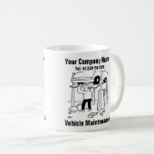 Mug Entretien du véhicule. Funny Garage (Devant droit)
