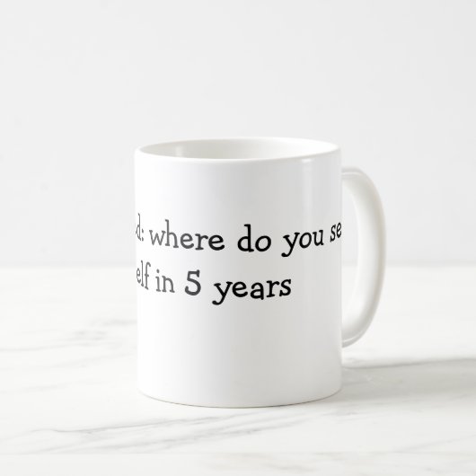 Mug Entrevue avec RH (Devant droit)