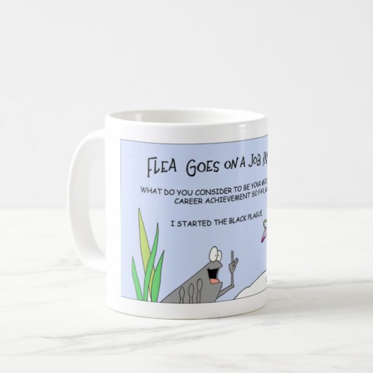 Mug Entrevue d'emploi de puce (Devant gauche)