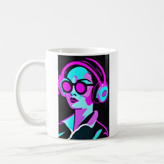 Mug Entrez Dans Votre Groove | Art psychédélique (Gauche)