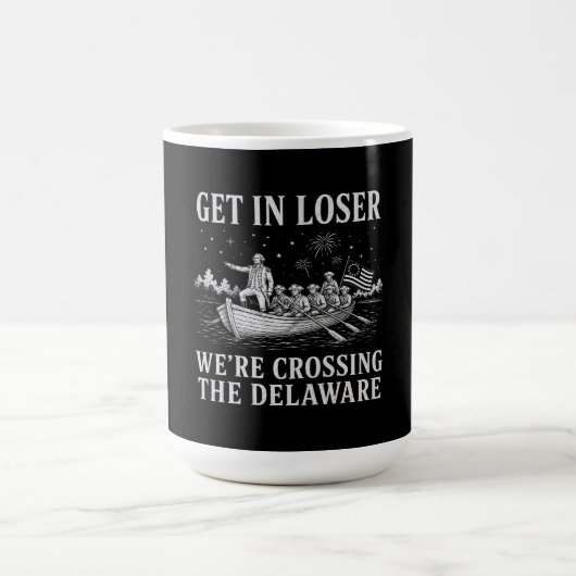 Mug Entrez les perdants | Mème de Washington Delaware (Centre)