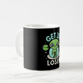 Mug Entrez loser extraterrestre UFO drôle (Devant gauche)
