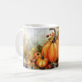 Mug Enveloppe citrouille/Automne (Devant gauche)