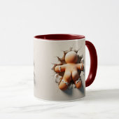 Mug enveloppée de pain d'épices 11oz (Devant droit)