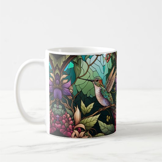 Mug Enveloppement de colibri mignon (Gauche)