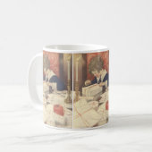 Mug Envelopper les cadeaux de Noël, Jessie Willcox Smi (Devant gauche)
