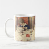 Mug Envelopper les cadeaux de Noël, Jessie Willcox Smi (Gauche)