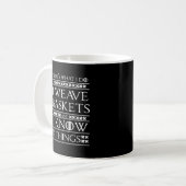 Mug Envie de tisser des paniers amusants? (Devant gauche)