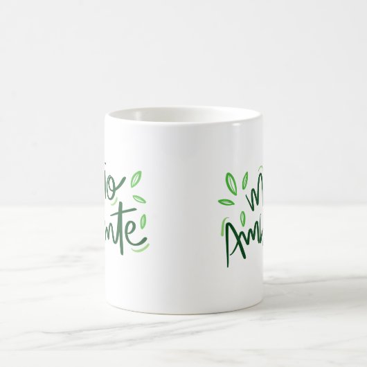 Mug Environnement écologique simple Vert vert gras (Centre)