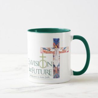 Mug Envisagez avec la croix, le café 2 de grâce