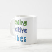 Mug Envoi de vibrations positives (Devant gauche)