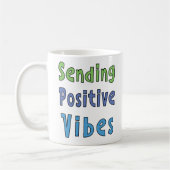 Mug Envoi de vibrations positives (Gauche)