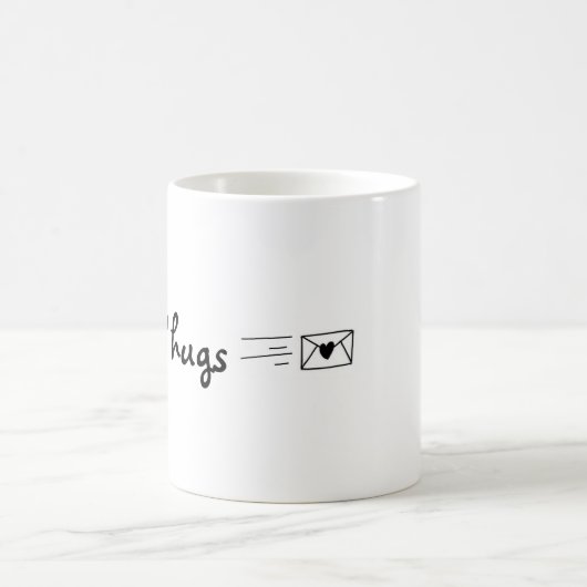 Mug Envoyer des câlins (Centre)