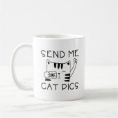 Mug Envoyer des photos de chat (Gauche)