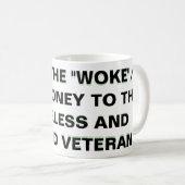 MUG ENVOYEZ LE "WOKE"/D.E.I. ARGENT (Devant droit)