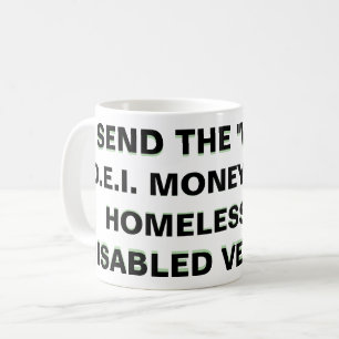 MUG ENVOYEZ LE "WOKE"/D.E.I. ARGENT