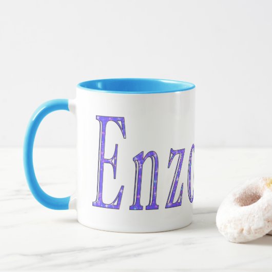 Mug Enzo, Nom Logo, (Avec donut)