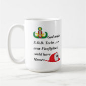Mug EOD - Héros de sapeur-pompier (Gauche)