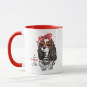 Mug Épagneul cavalier du Roi Charles de Paris avec (Gauche)