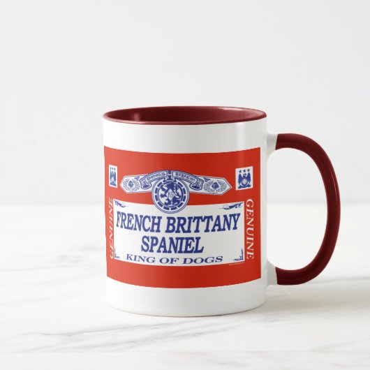 Mug Épagneul de Bretagne de Français (Droite)