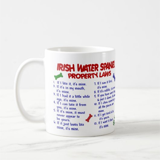 MUG ÉPAGNEUL D'EAU IRLANDAISE PL2 (Gauche)